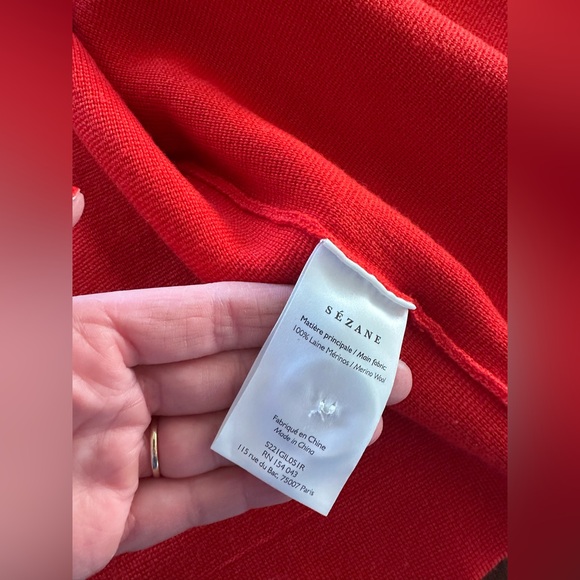 Sezane Betty Merino Cardigan - Picture 6 of 6